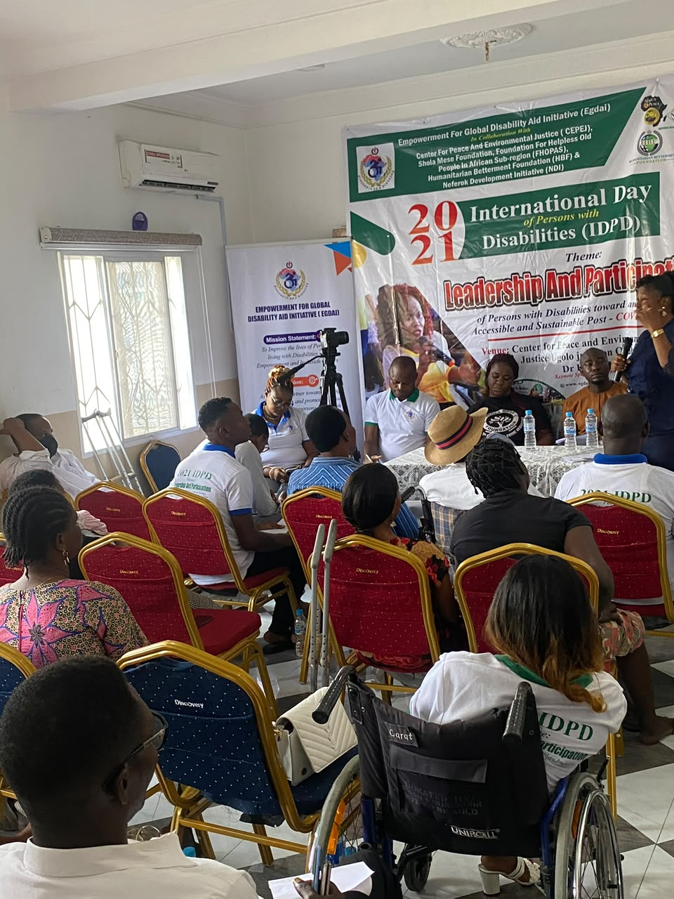 Participants at the IDPD 2021 session in Warri